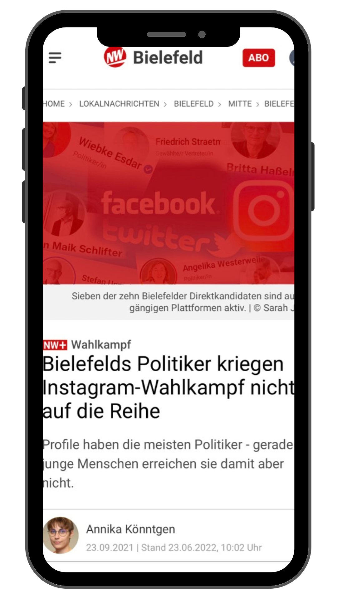 Bielefelder Politiker und Social Media 